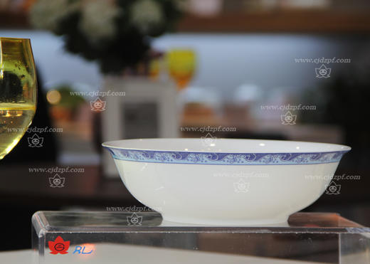 景德镇 陶瓷 国瓷红叶 26头云水祥龙中餐具 商品图5