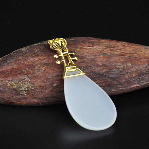 玉玲珑 正品和田玉金镶玉吊坠18k金情缘 - 玉玲珑珠宝商城