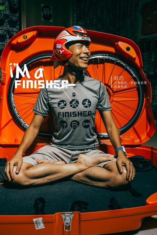 严素跑步TEE,FINISHER完赛者，男，轻量 短袖T恤 速干快干 严素态度 商品图2