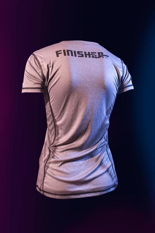 严素跑步TEE,FINISHER完赛者，女，轻量 短袖T恤 速干快干 严素态度 商品图1