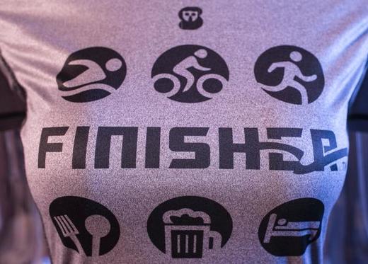 严素跑步TEE,FINISHER完赛者，女，轻量 短袖T恤 速干快干 严素态度 商品图2