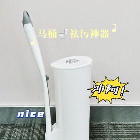 宝家洁一次性马桶刷套装（主杆+底座+刷头64枚）