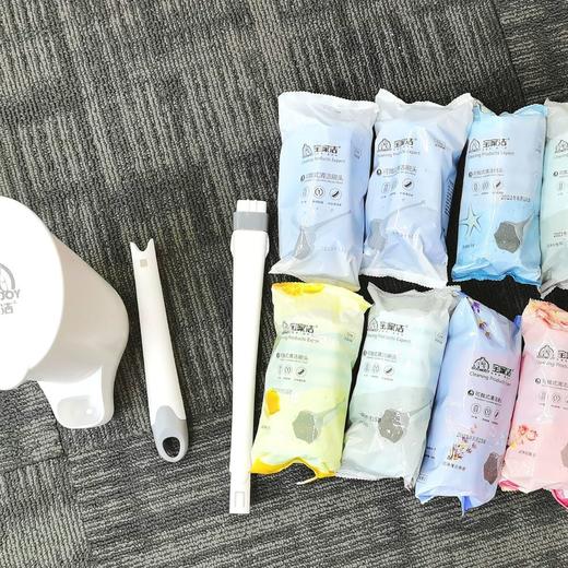宝家洁一次性马桶刷套装（主杆+底座+刷头64枚） 商品图3