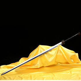 蒋氏 龙泉刀剑 黑檀木八面汉剑-剑中王者 汉剑未开刃