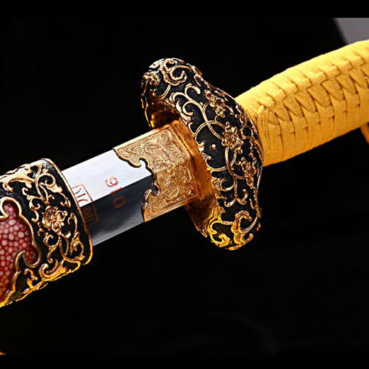 蒋氏 龙泉刀剑 红鲨鱼皮贯霄剑-蒋小龙大师年度力作未开刃 商品图0