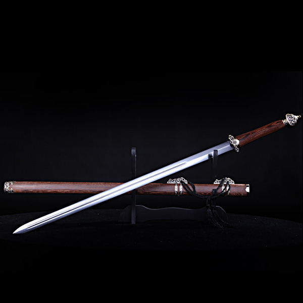 蒋氏 龙泉刀剑 月华-龙门飞甲凌雁秋用剑 唐剑未开刃