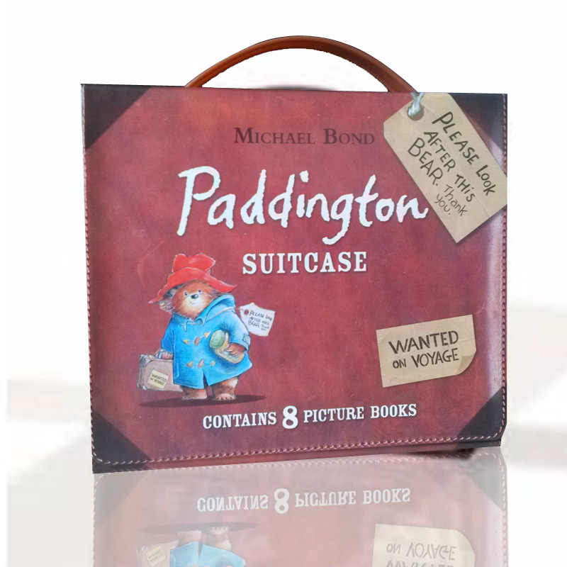 小熊帕丁顿200年纪念合集 Paddington Suitcase Michael Bond 帕丁顿的手提箱8本礼品盒装  赠送部分音频