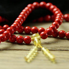 【108珠款】至正能量朱砂链