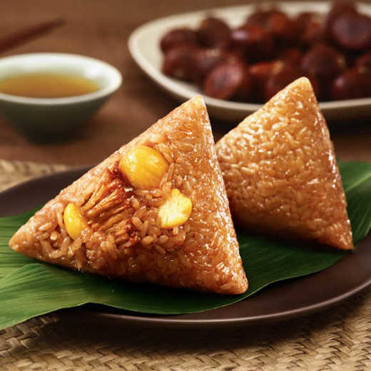 新鲜板栗肉粽(下单请下2个，真空包装是2个) 商品图2