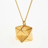 qwe｜Origami－金色折纸魔球（小号） 项链 ［法国设计师］ 商品缩略图0