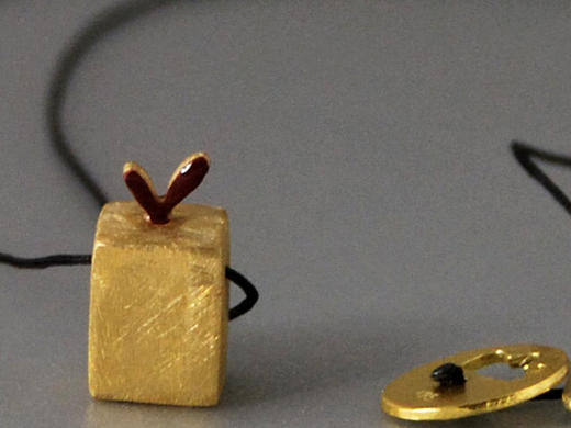 希腊设计师－装载爱心的小箱子项链 商品图1