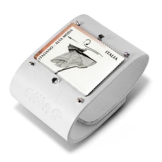 北京仓｜Clizia Ornato-Old Stamp-真皮 手镯［意大利设计师］ 商品图0