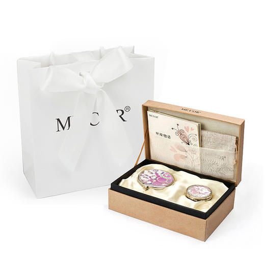 【为思礼合集】珐琅化妆镜 礼品化妆镜礼盒 包挂套装 情人节七夕生日礼物 商品图10