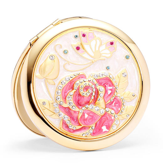 【为思礼合集】珐琅化妆镜 礼品化妆镜礼盒 包挂套装 情人节七夕生日礼物 商品图12