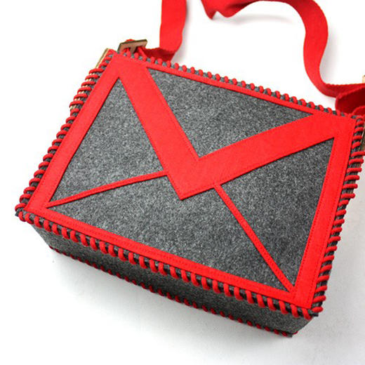 【为思礼合集】OutInside新古典跨界 致雅 DIY毛毡单肩包系列 iPad笔记本内胆包 极客潮流风 商品图4