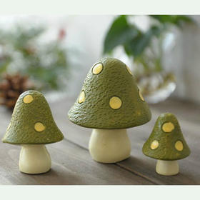 【为思礼 zakka】摆件 蘑菇家族 创意家居树脂装饰摆设