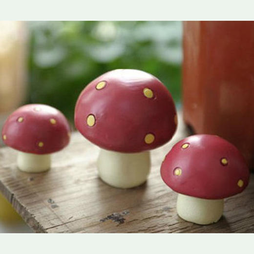 【为思礼 zakka】摆件 蘑菇家族 创意家居树脂装饰摆设 商品图3