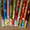 【为思礼】复古中国风 天然绿色精美布套工艺竹筷(10双) 商品缩略图0