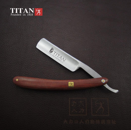 大力人血木柄 老式 剃刀 刮脸刀 剃须刀 手动 刮胡刀 剃头刀 商品图0