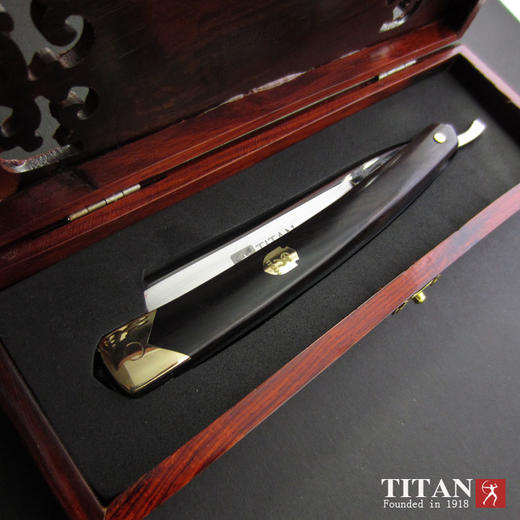 大力人 收藏家版黑檀铜片 老式 剃刀 剃须刀 手动 刮胡刀 剃须刀 商品图1