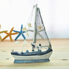 【为思礼 地中海】zakka 实木帆船（小） 做旧系 创意家居装饰摆件 商品缩略图2