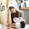 【为思礼 Gismo】兔兔帽 可爱爆牙公秋冬保暖毛绒帽 爱情公寓款 商品缩略图0