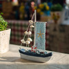 【为思礼 地中海】zakka 实木帆船（小） 做旧系 创意家居装饰摆件 商品缩略图0