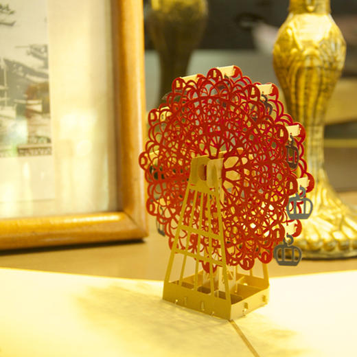 【为思礼合集】激光3D纸雕 创意明信片立体贺卡 生日贺卡 升学贺卡 满月贺卡 创意贺卡 商品图0