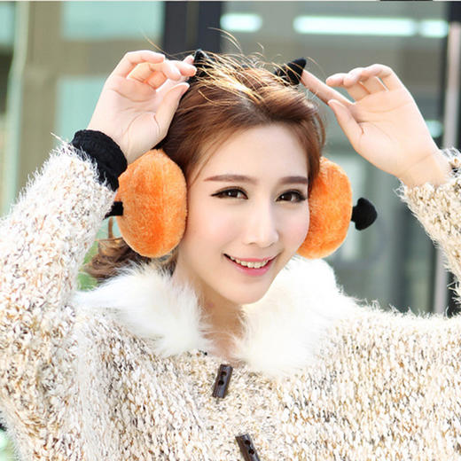 【为思礼 Gismo】精灵的耳朵 冬季保暖耳罩 卡通动物毛绒护耳耳套耳暖 商品图0