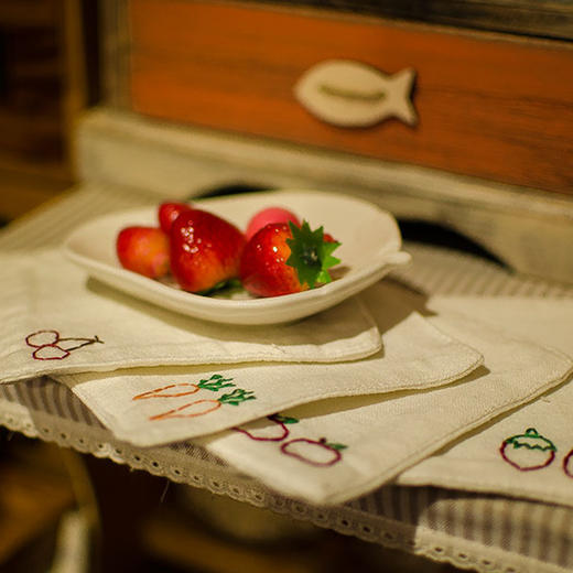 【为思礼 zakka】田园风 布艺杯垫 创意家居装饰 商品图0