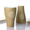 【为思礼】蒲公英的约定 陶泥磨砂手工雕刻 情侣咖啡水杯 商品缩略图0