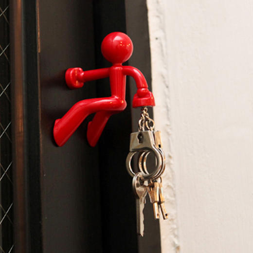 【为思礼】爬墙小人 创意磁铁钥匙挂钥匙吸 实用创意家居 商品图3