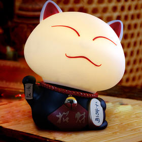 【为思礼 LingZun】招财猫 声控智能台灯 会讲话会报时会变声模仿的闹钟灯 时尚科技 品味家居生活
