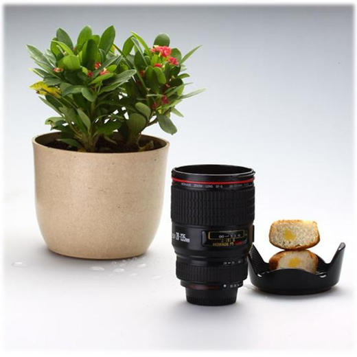 【为思礼  HOMADE】单反相机镜头咖啡杯 时尚办公水杯 创意家居杯子 商品图1