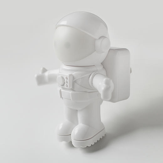 【为思礼】宇航员 声光控感应小夜灯 太空人插座感应壁灯 宇航员公仔灯 商品图2