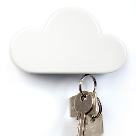 【为思礼】云朵 文艺白云 创意磁铁钥匙挂钥匙吸 实用创意家居 商品图1