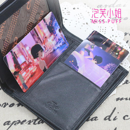 【为思礼 泡芙小姐】原创卡贴 精品卡贴 公交卡银行卡卡贴 动漫周边 商品图0