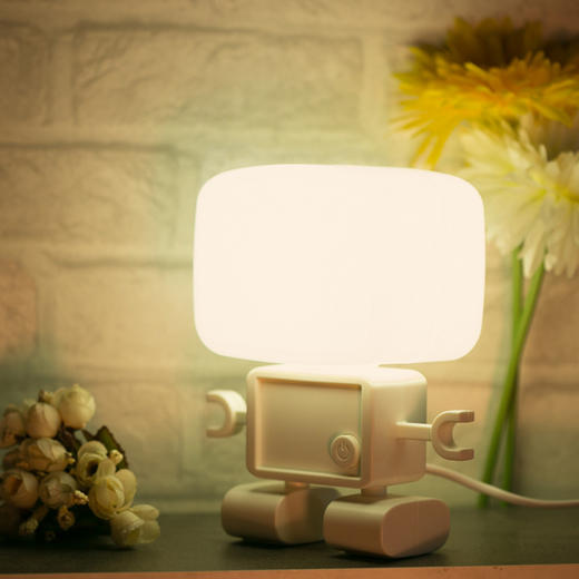 【为思礼 Datouren】机器人台灯 双智能声光控机器人台灯 时尚家居品味生活 商品图1