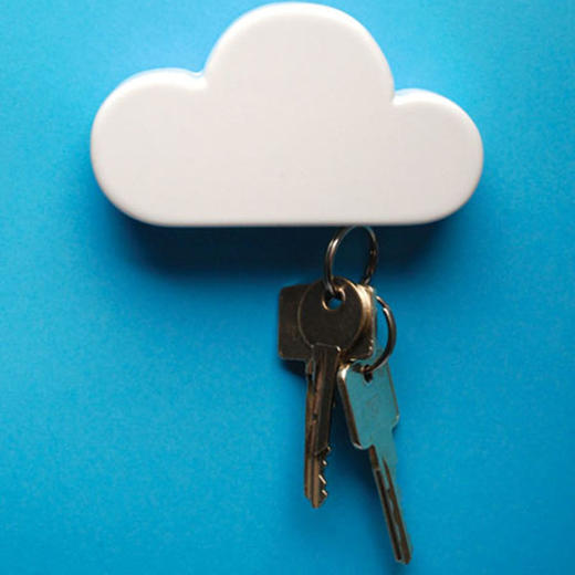 【为思礼】云朵 文艺白云 创意磁铁钥匙挂钥匙吸 实用创意家居 商品图2