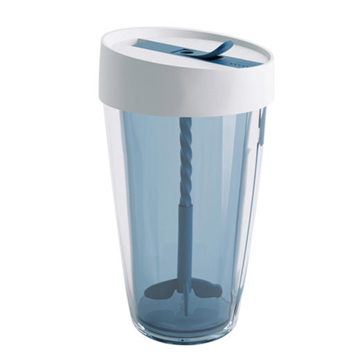 【为思礼 U-CUP】彩色双层搅拌杯 手动搅拌塑料水杯 时尚创意 品味生活 商品图4