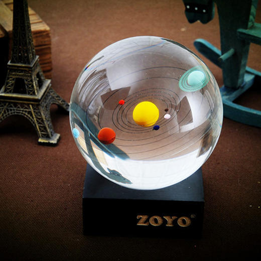 【为思礼 ZOYO】八大天体水晶球 水晶摆件 创意时尚家居摆饰 商品图2