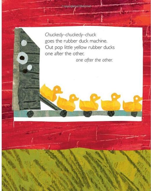 10 Little Rubber Ducks 十只橡皮鸭纸板书  卡尔绘本英文经典书赠送音频 商品图1