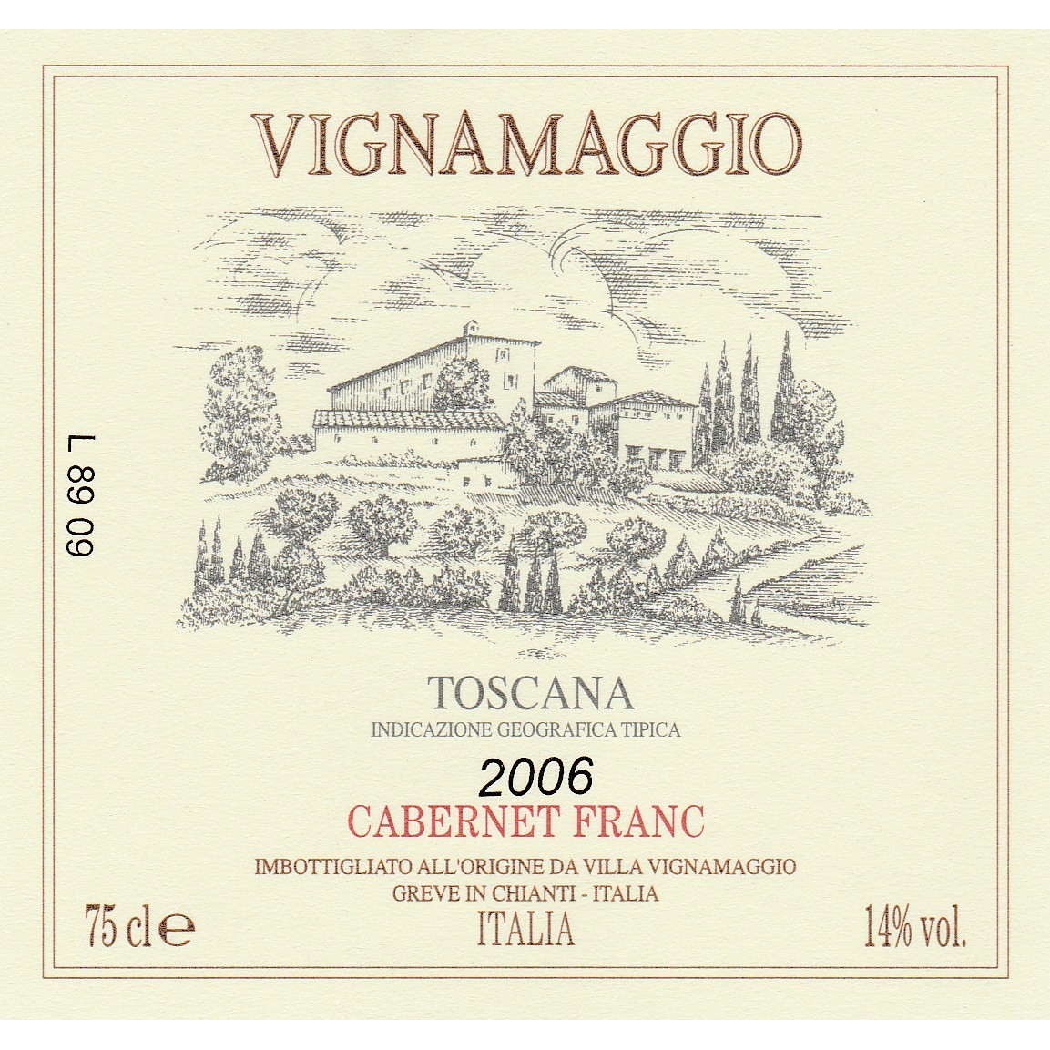 2006 VIGNAMAGGIO CABERNET FRANC TOSCANA IGT