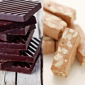 巧克力牛轧糖 食味的初相台中传承手艺 纯正台湾牛轧糖 手工制作 巧克力味 200g