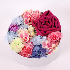 （永久下架）丝绸故事 高档真丝丝巾花礼盒 三号色