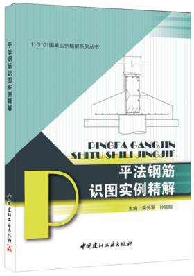 【正版现货】平法钢筋识图实例精解 栾怀军等编 11G101图集实例精解系列丛书 中国建材工业出版社