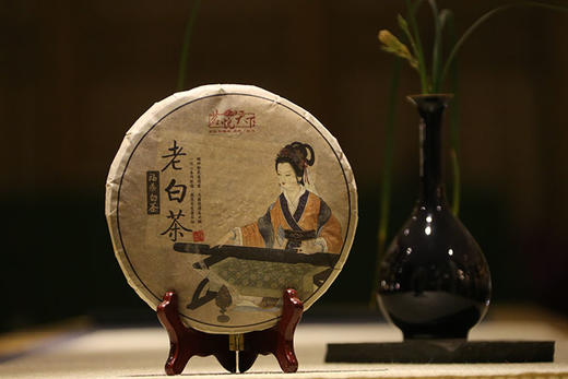 福鼎白茶茗悦天下2004年老白茶350g饼