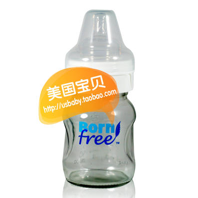 美国进口Born Free宽口径玻璃奶瓶160ml 260ml 商品图3