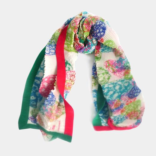 莲花印象  褶皱丝巾 商品图1
