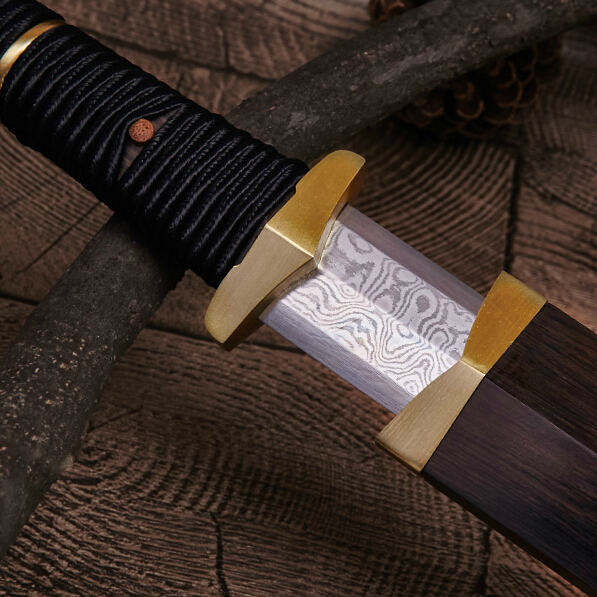 真钢剑 新款素装汉剑 高档最强实战汉剑 可砍钢筋 竹子未开刃